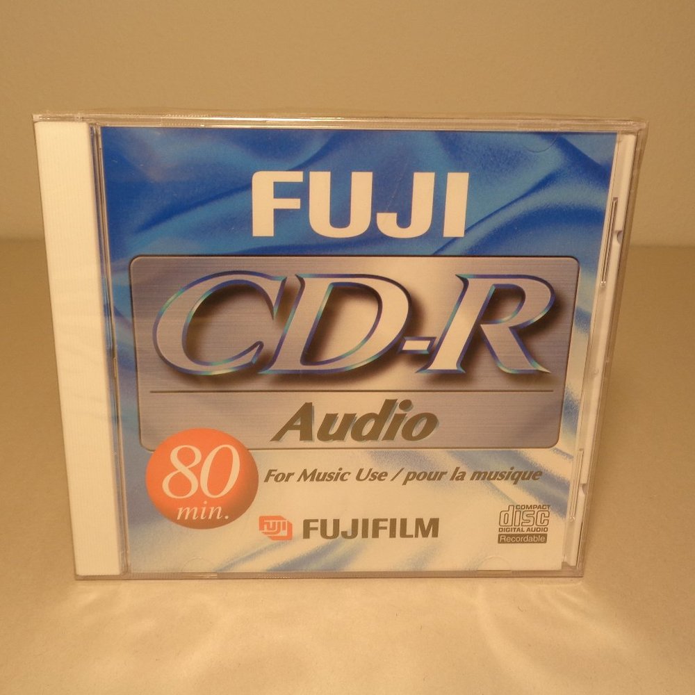 Fuji CD-R Audio / New / 80 Minutes / For Music Use / Recordable Audio CD